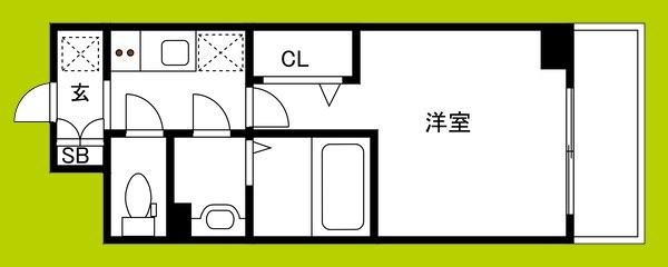 ファステート難波デラックス 間取り