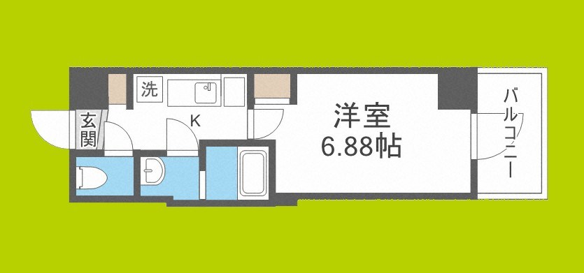 グランパシフィック玉出 間取り