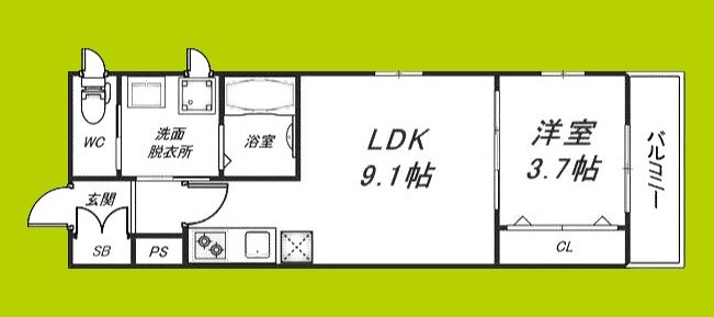 GLAN CASALIA 間取り