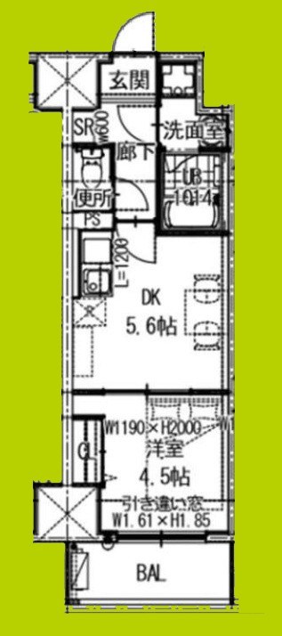 ARCA堺綾之町 間取り