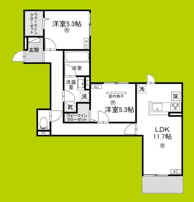 (仮称)D-ROOM枚方市上之町PJ 間取り図