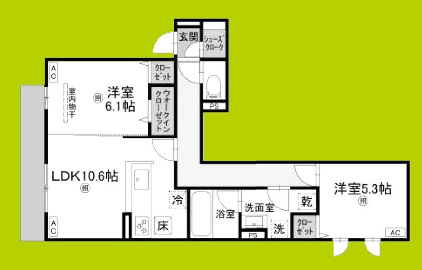 (仮称)D-ROOM枚方市上之町PJ 間取り