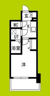 ワールドアイ大阪West Gate 間取り