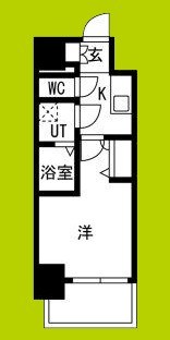 ワールドアイ大阪West Gate 間取り