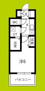 ワールドアイ大阪West Gate 間取り