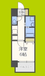 サムティ北梅田VESSEL 間取り