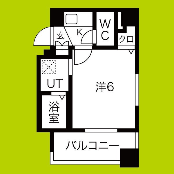 アクアプレイス梅田Ⅱ 間取り