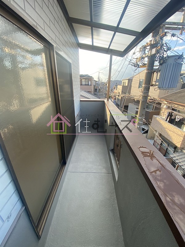 貸家　共立通1-4-25 ベランダ