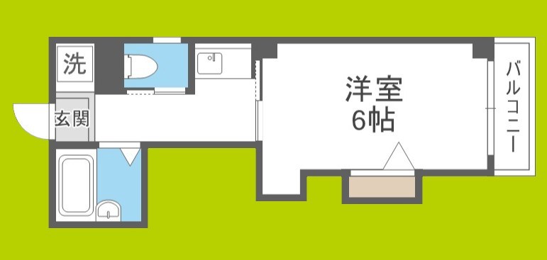 キオズ梅田ウエスト 間取り