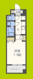 セレッソコートリバーサイドOSAKA 間取り