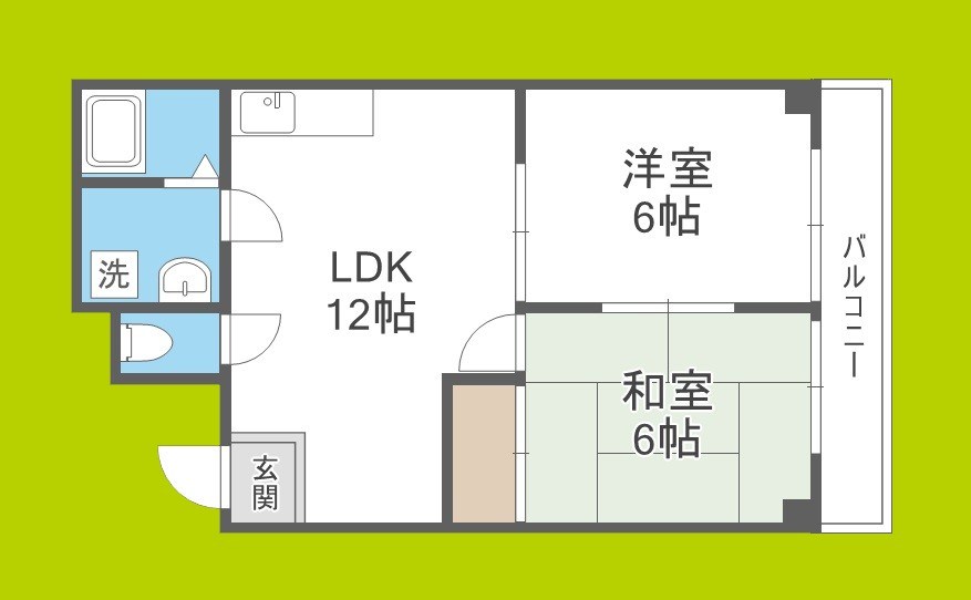 西田ハイツ 間取り