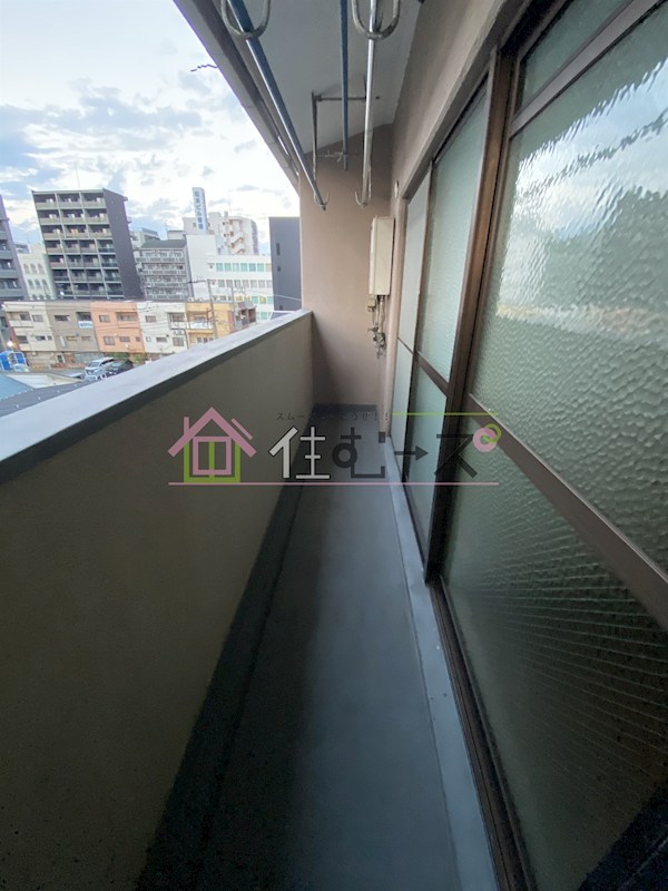 西田ハイツ ベランダ