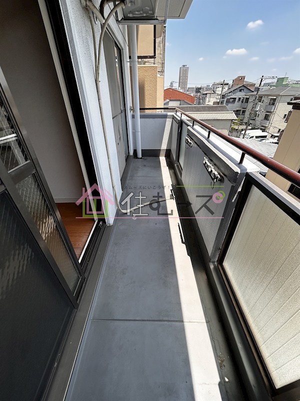 ラパンジール朝潮橋 ベランダ