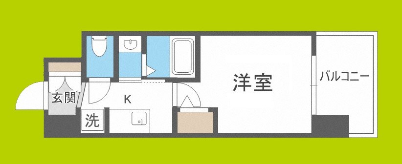 エステムコート大阪WESTⅡ 間取り