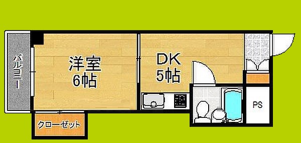 ギャレ住之江 間取り