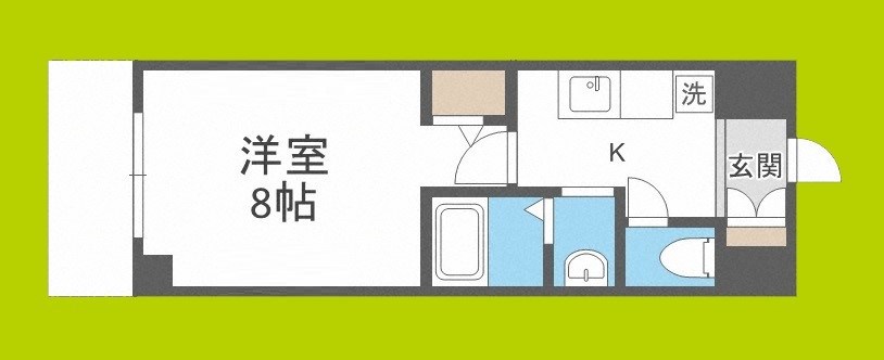 シャトー桜川 間取り