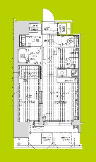 プレサンス東淀川駅前プローシェ 間取り図