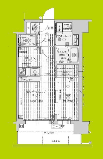 プレサンス東淀川駅前プローシェ 間取り