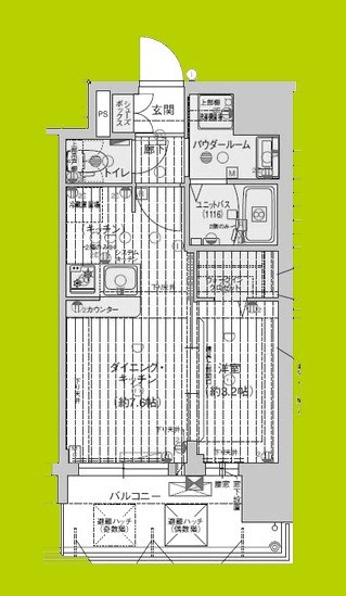 プレサンス東淀川駅前プローシェ 間取り図