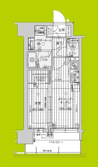 プレサンス東淀川駅前プローシェ 間取り図