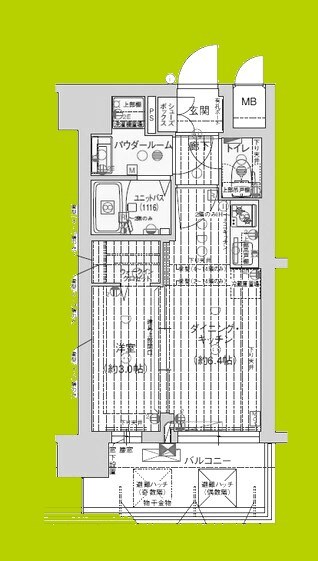プレサンス東淀川駅前プローシェ 間取り図