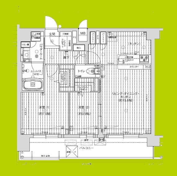 プレサンス東淀川駅前プローシェ 間取り