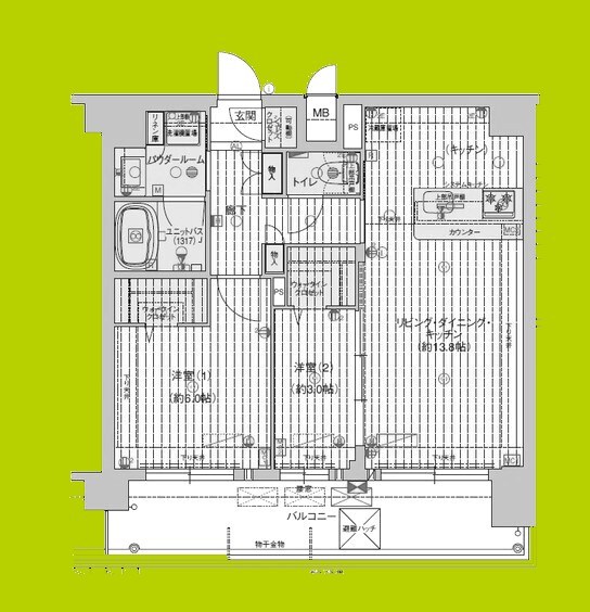 プレサンス東淀川駅前プローシェ 間取り