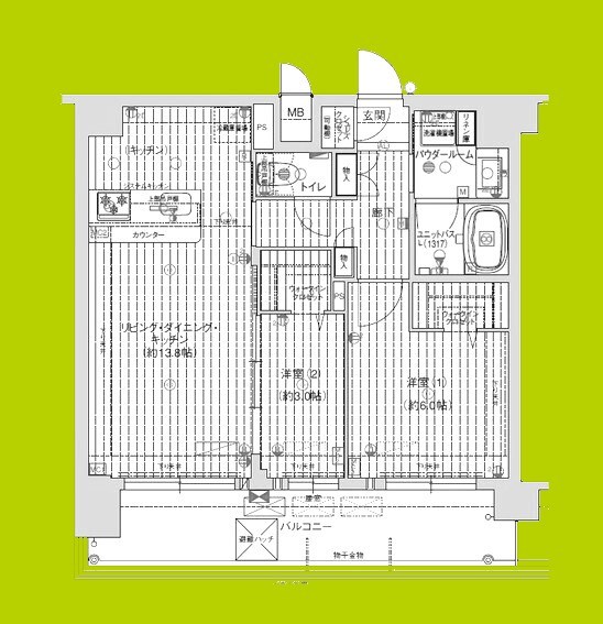 プレサンス東淀川駅前プローシェ 間取り