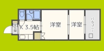 東洋プラザ高倉 間取り