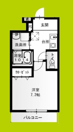 フジパレス今津中Ⅲ番館 間取り
