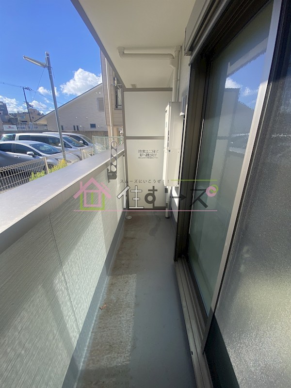 フジパレス今津中Ⅲ番館 ベランダ