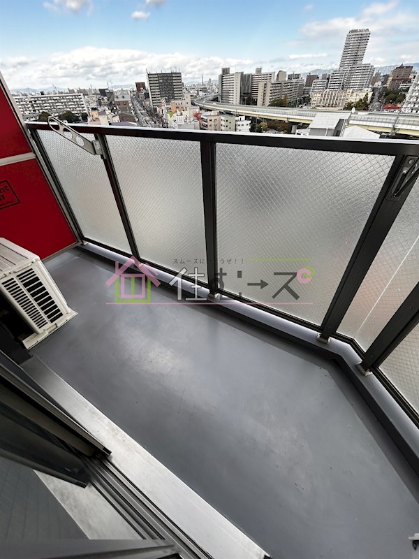 グランパシフィック毛馬 ベランダ