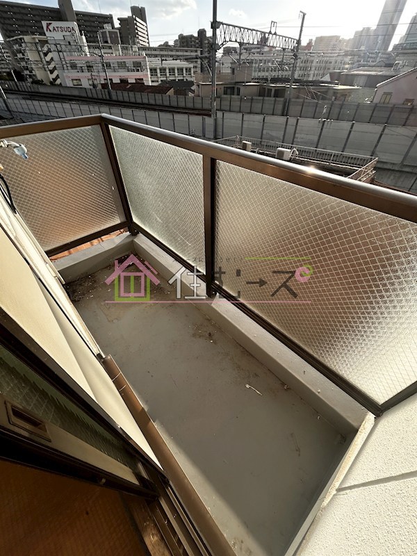 メビウス京橋南レジデンス ベランダ