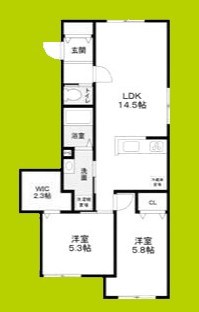 ラヴェルテュ播磨町 間取り