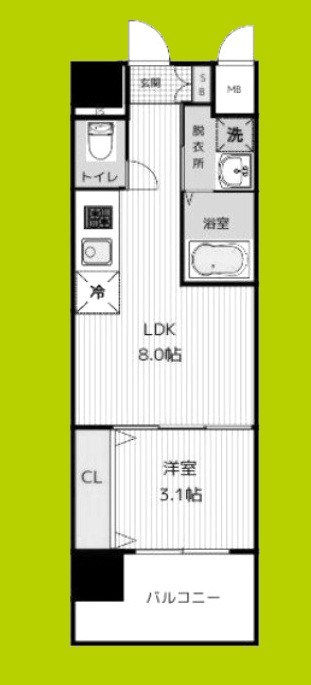 セオリー大阪ハーバーDOOR 間取り