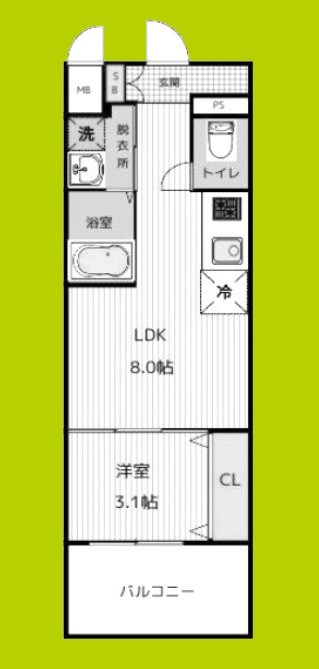 セオリー大阪ハーバーDOOR 間取り