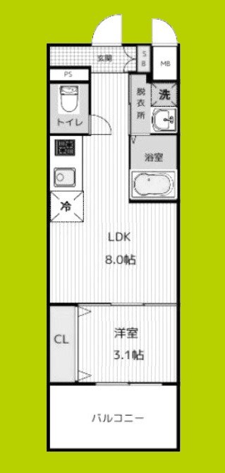 セオリー大阪ハーバーDOOR 間取り