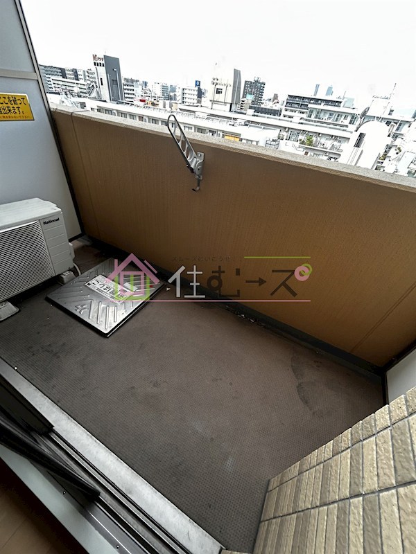 プレサンス難波リバーオアシス ベランダ