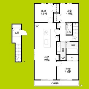 ラヴェルテュ播磨町 間取り