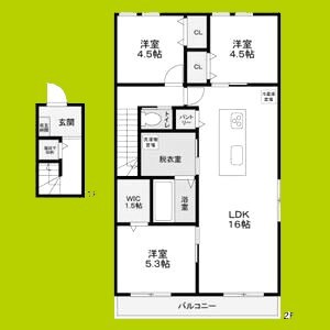 ラヴェルテュ播磨町 間取り