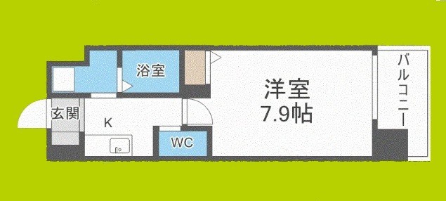 リヴィアス難波ルノン 間取り