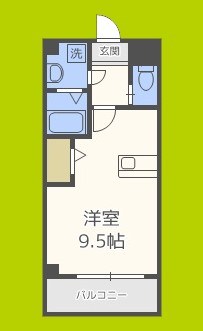 サンライフ北田辺 間取り