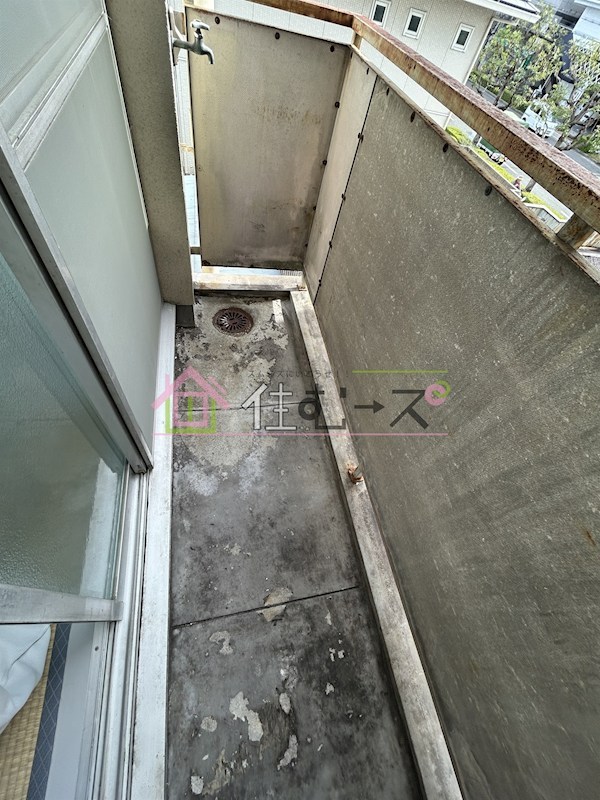 今川森ハイツ　北棟 ベランダ