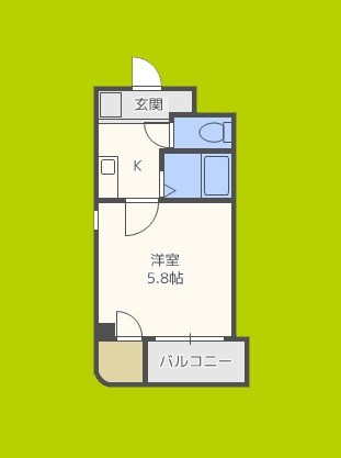 新町エビス 間取り図