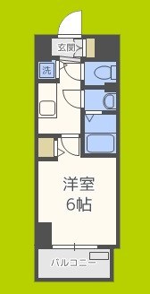 ララプレイス阿波座駅前フェリオ 間取り