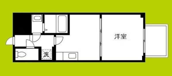 エスプレッソ難波Ⅱ 間取り