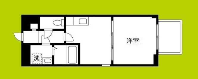 エスプレッソ難波Ⅱ 間取り