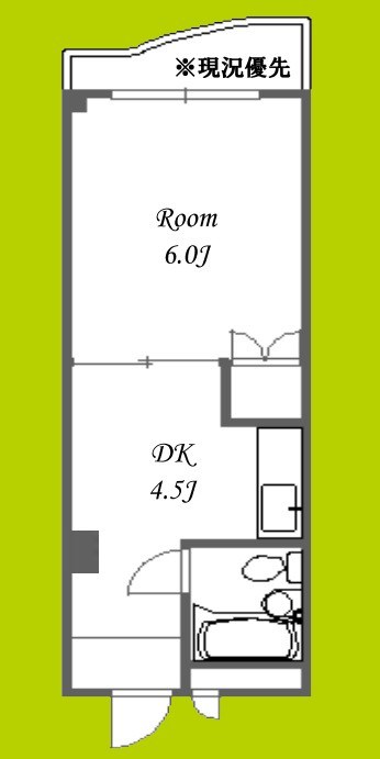 シャンクレール南堀江 間取り