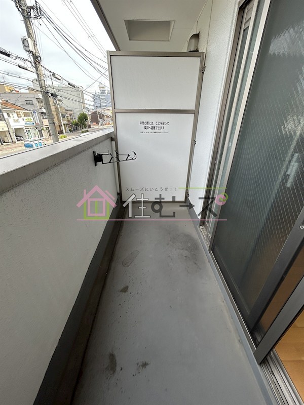 サンライフ北田辺 ベランダ