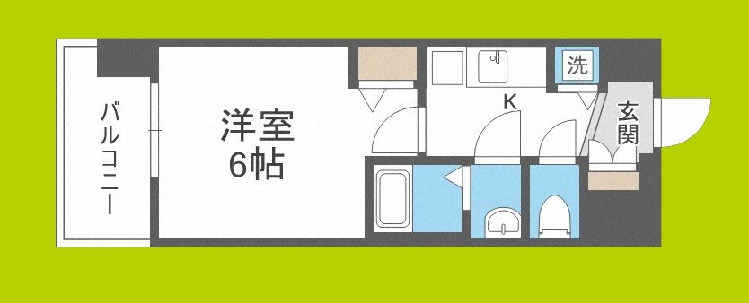 アドバンス大阪グロウスⅡ 間取り